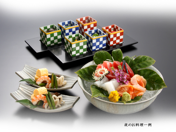 夜のお料理一例